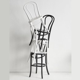 Krzesło barowe BISTRO WHITE